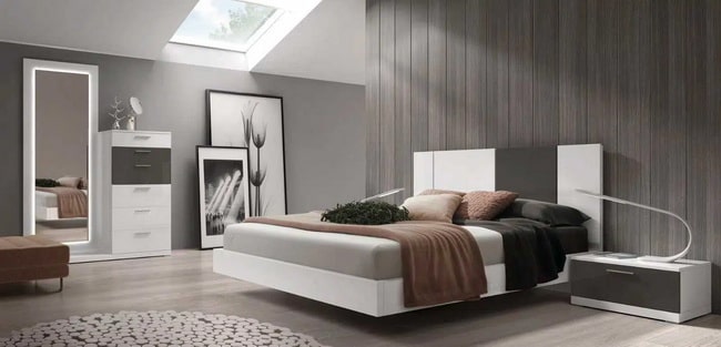Dormitorio con muebles hechos a medida
