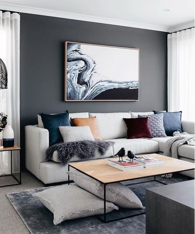 Colores oscuros para el invierno Cómo ahorrar en calefacción con la decoración de tu casa