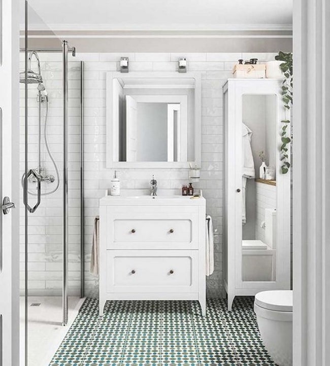 Suelos de linóleo para baños