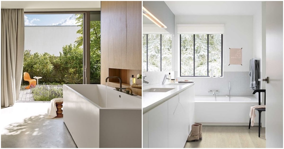 Suelos sin obra para el baño
