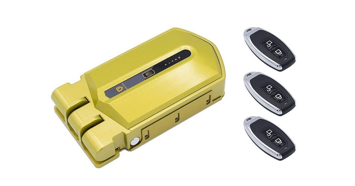 Mejor cerradura invisible: Golden Shield Alarm