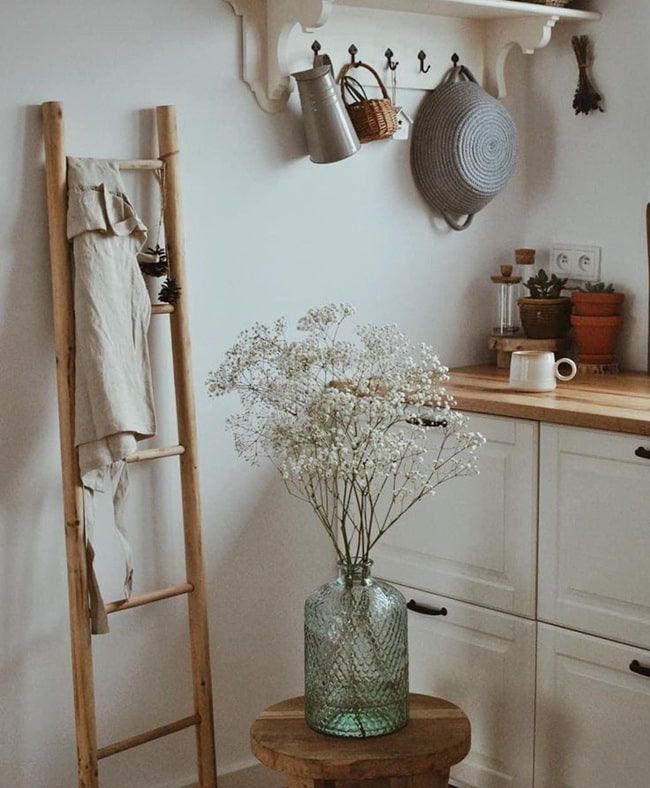 Cómo decorar la cocina con flores secas