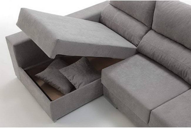 Sofá Chaise Longue con canapé