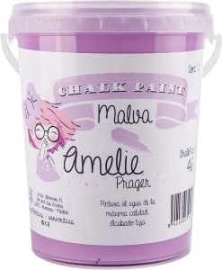 Pintura chalk paint color malva