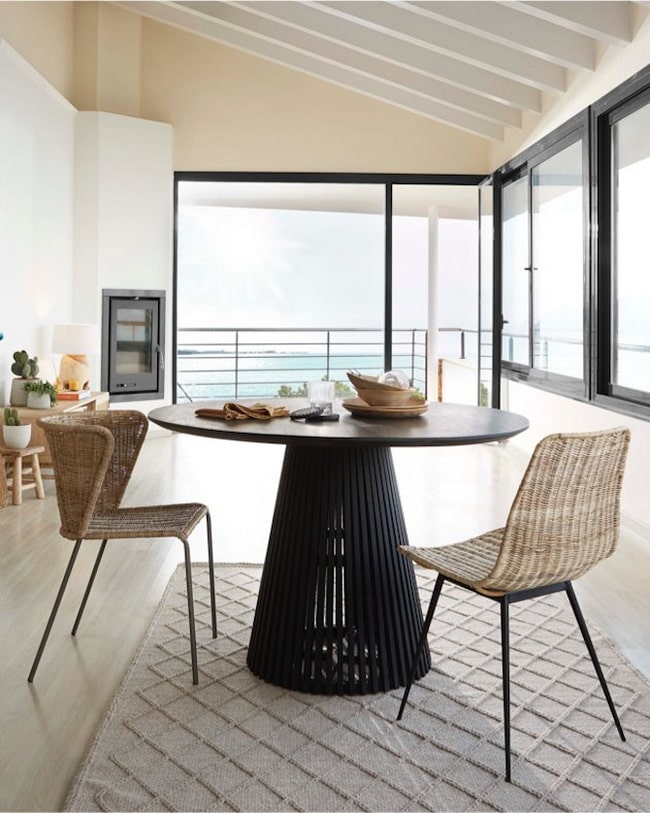 Sillas de fibras naturales para decorar