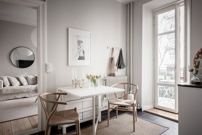 Sillas de madera fibras naturales para decorar