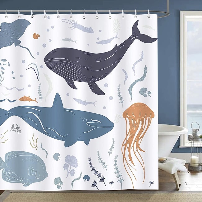 Cortinas de baño con diseños infantliles