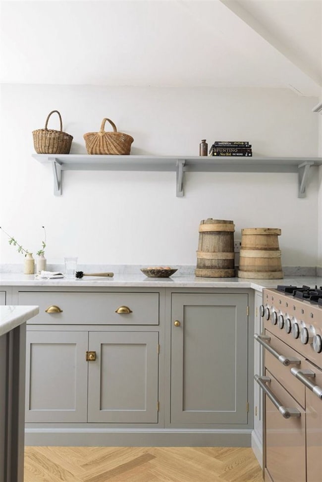 Muebles de cocina en colores neutros