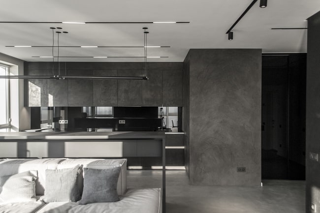 Cocina con estilo industrial moderno