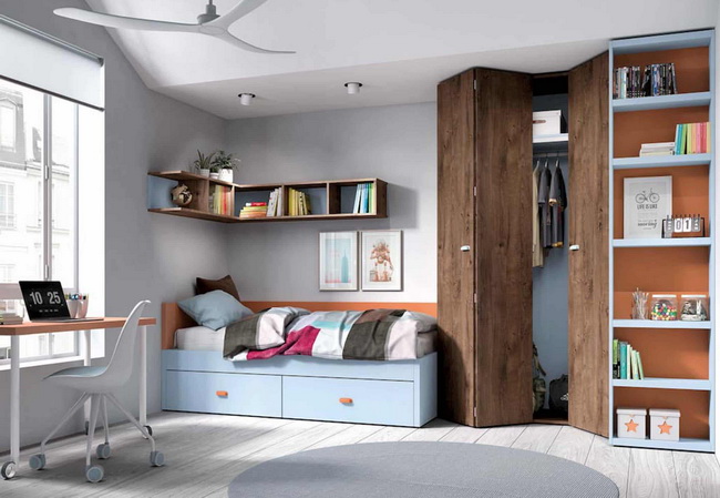 Cama con espacio de almacenaje