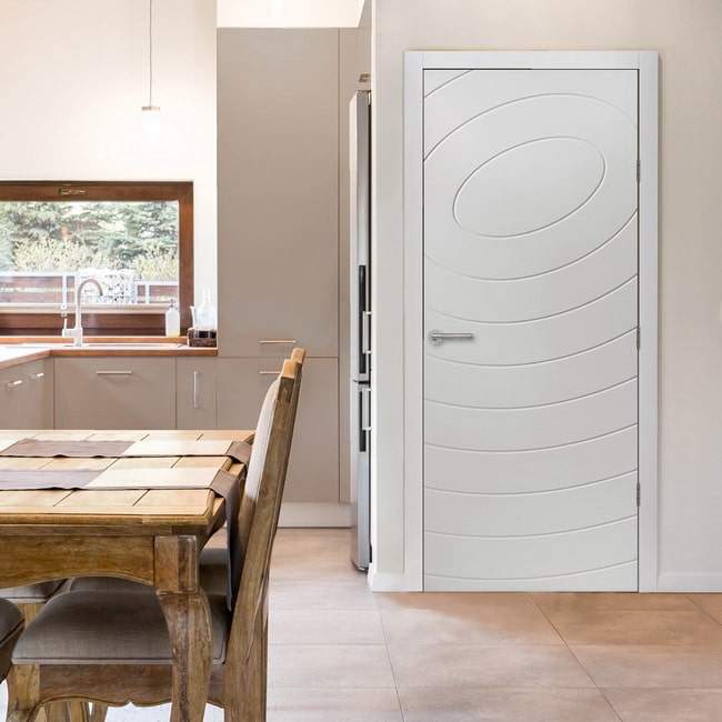 Puertas blancas de interior
