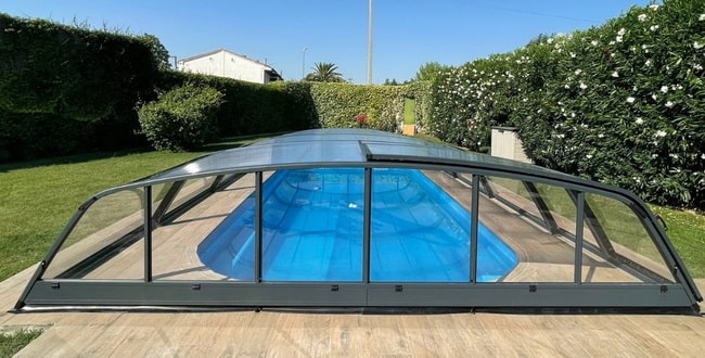 Cubiertas de piscina bajas