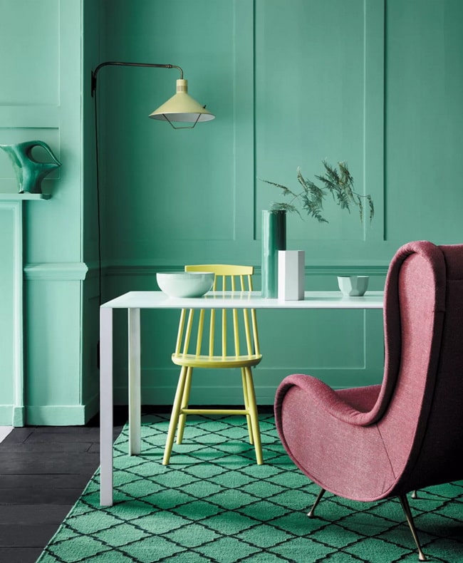 Color drenching en interiores