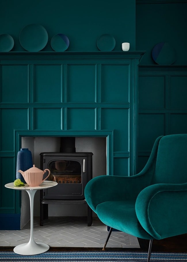 Color drenching en interiores