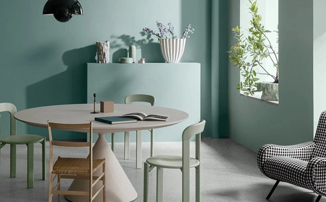 Comedor en color drenching