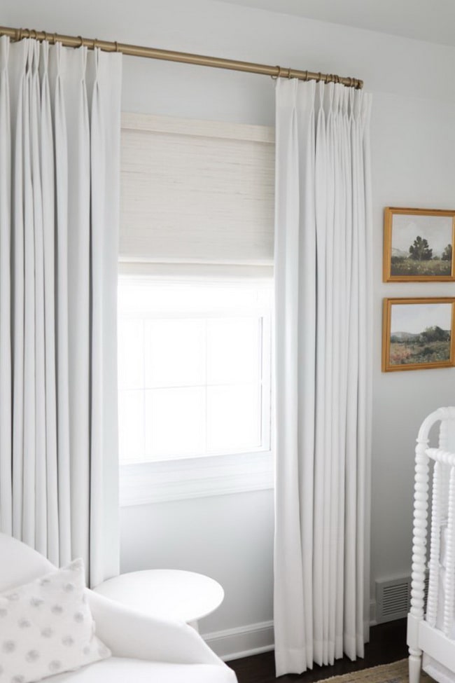 Cortinas y estores juntos
