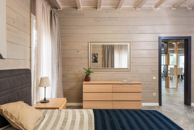 Cortinas de lino para dormitorios modernos
