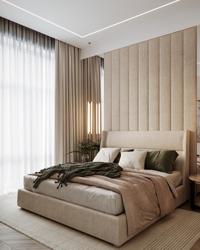 Cortinas con visillo