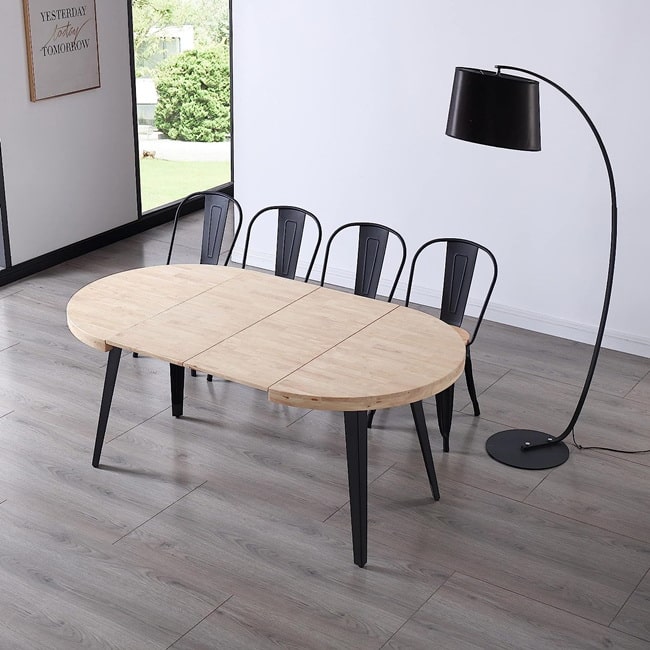Mesa ovalada para comedor