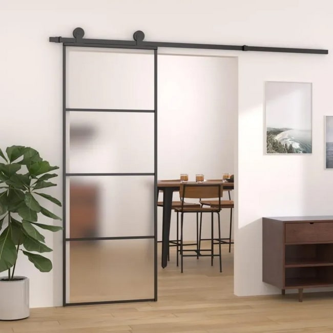Puertas correderas de cristal para separar ambientes de Leroy Merlin