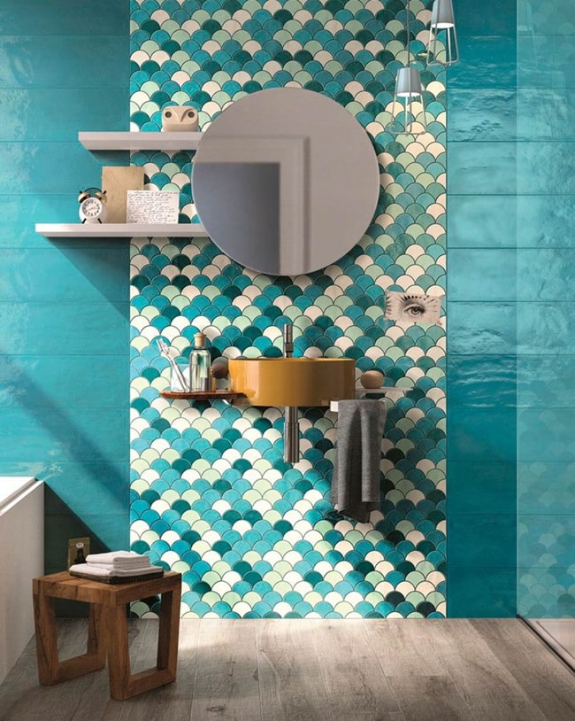 Azulejos para baño efecto escma