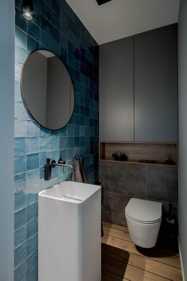 Baño pequeño cómodo y funcional