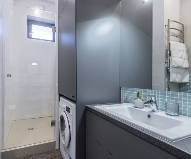 Lavadero en el baño