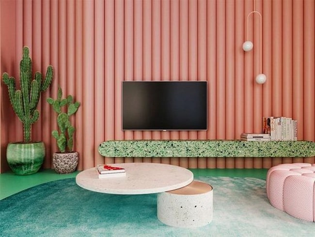 Colores que combinan con salmón en decoración