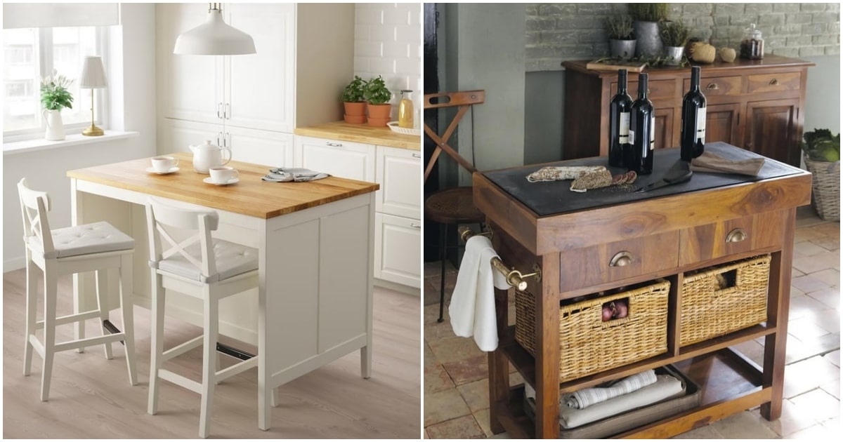 Islas de cocina sin obras