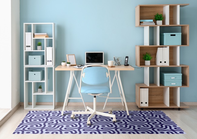 Zona de estudio en colores azules