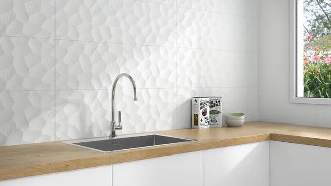 Azulejos cocina efecto relieve