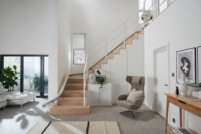 Sillas automáticas para escaleras con curvas