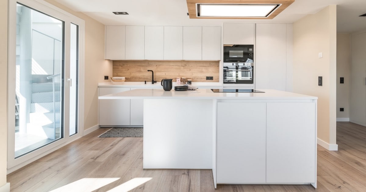 Cocinas modernas blancas