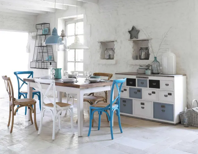 Sillas estilo vintage para el comedor