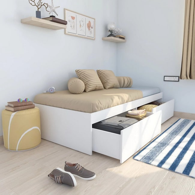 Dormitorio infantil sin cabecero