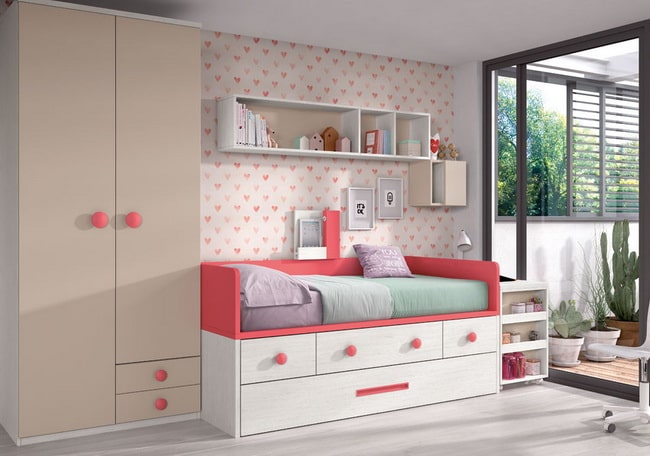 Papel pintado de corazones