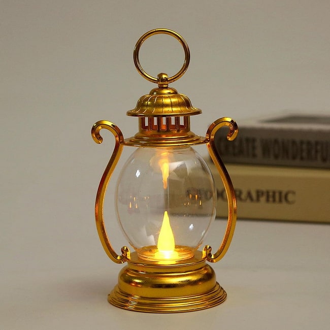Pequeña lámpara LED estilo vintage