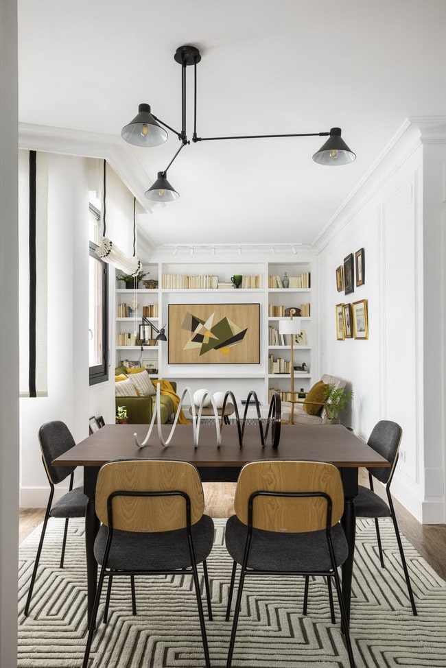 Comedor integrado al salón