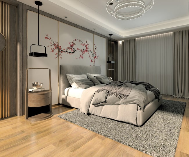 Dormitorio principal moderno
