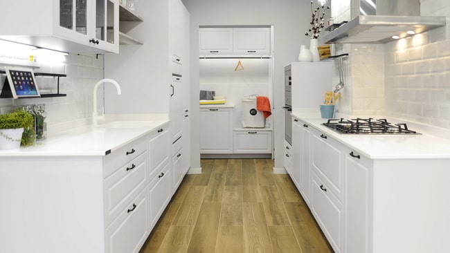 Cocina moderna total white