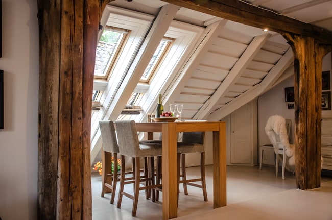 Mesa de madera natural