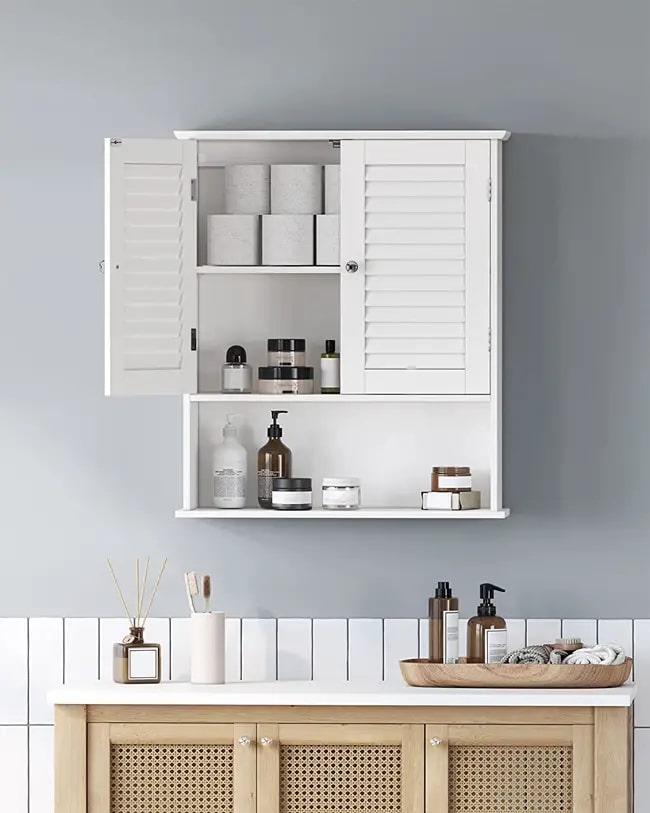 Armario colgante para baño