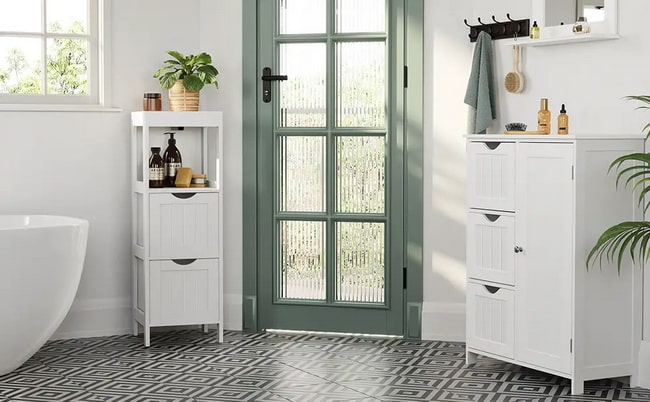 Muebles para baños pequeños