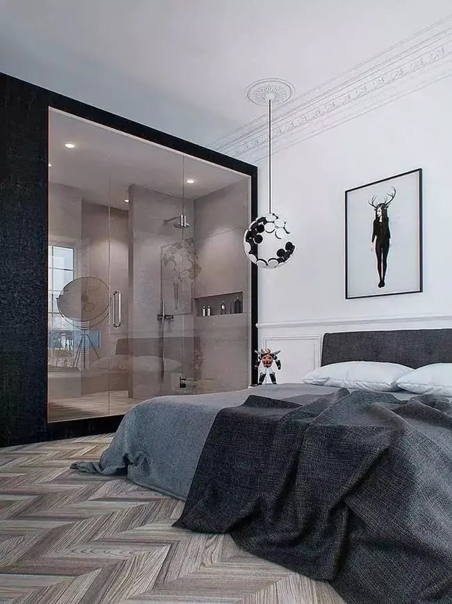 Dormitorios modernos con baño en suite