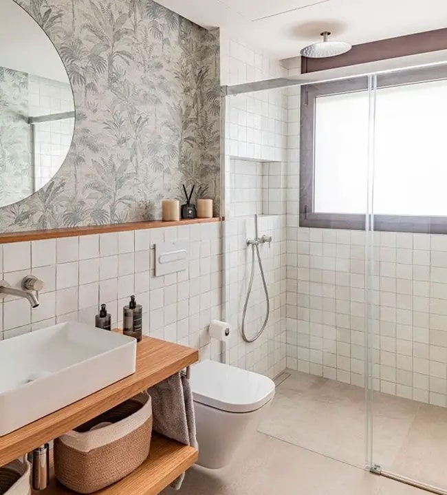 Mamparas para baños modernos con ducha