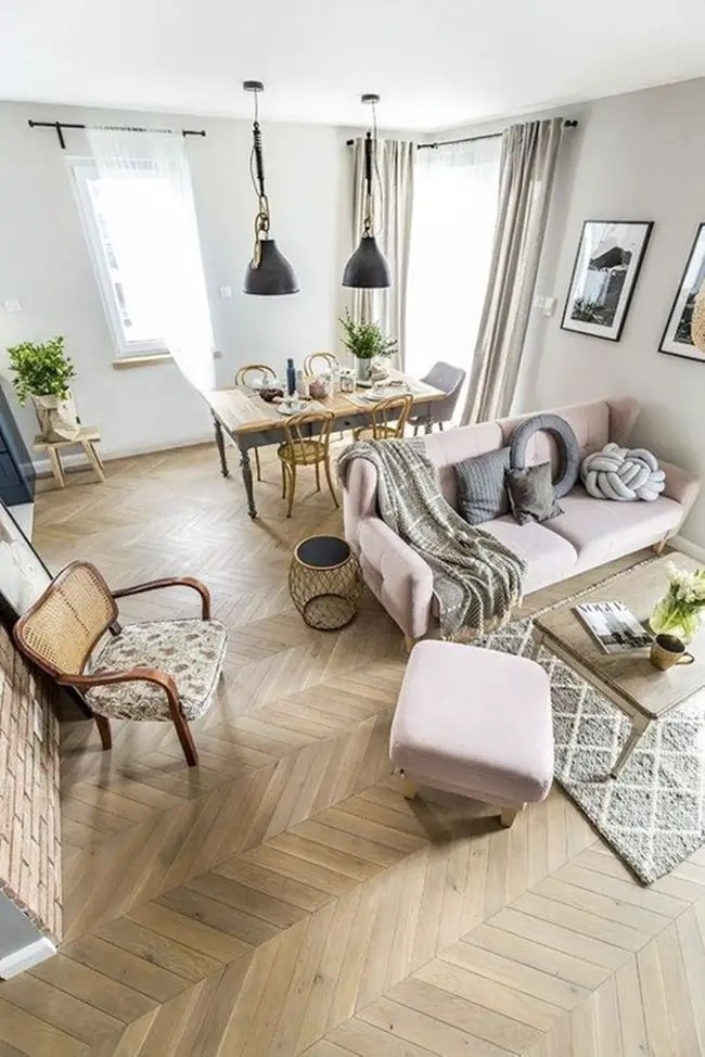 Salón comedor rectangular Cómo decorar un salón comedor rectangular