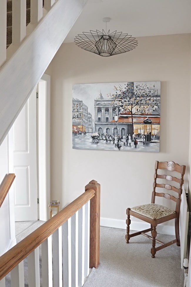 Cuadro para decorar el rellano de la escalera
