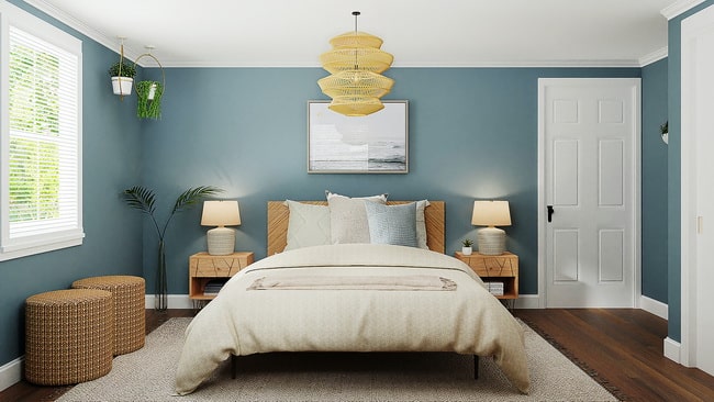 Cómo pintar una habitación de matrimonio en dos colores