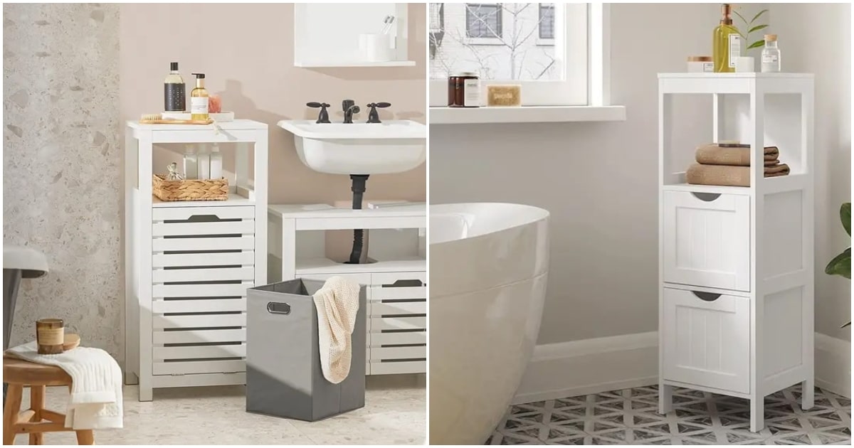 Muebles para baños pequeños