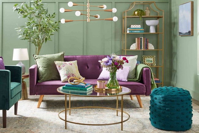 Colores que combinan con morado